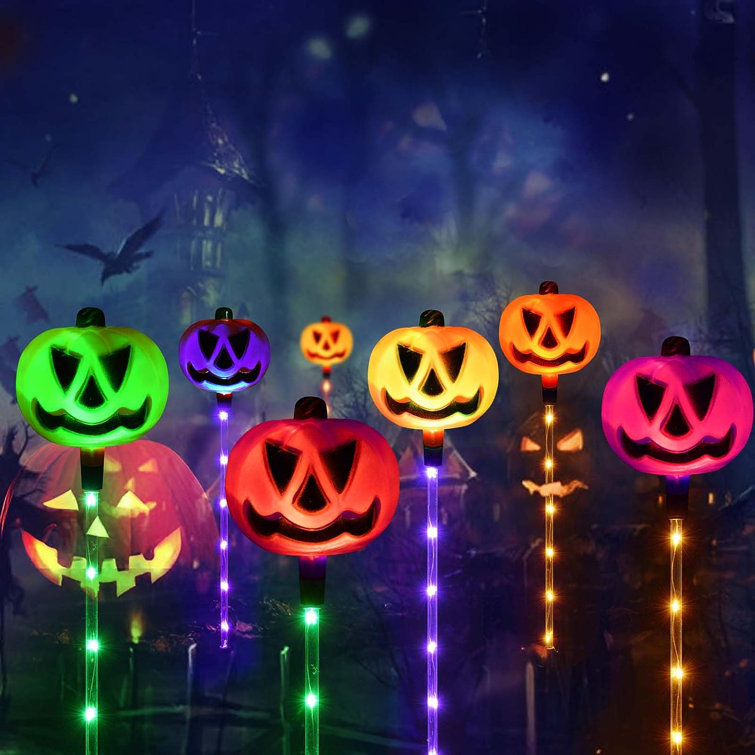 Light up pumpkins outdoor deals